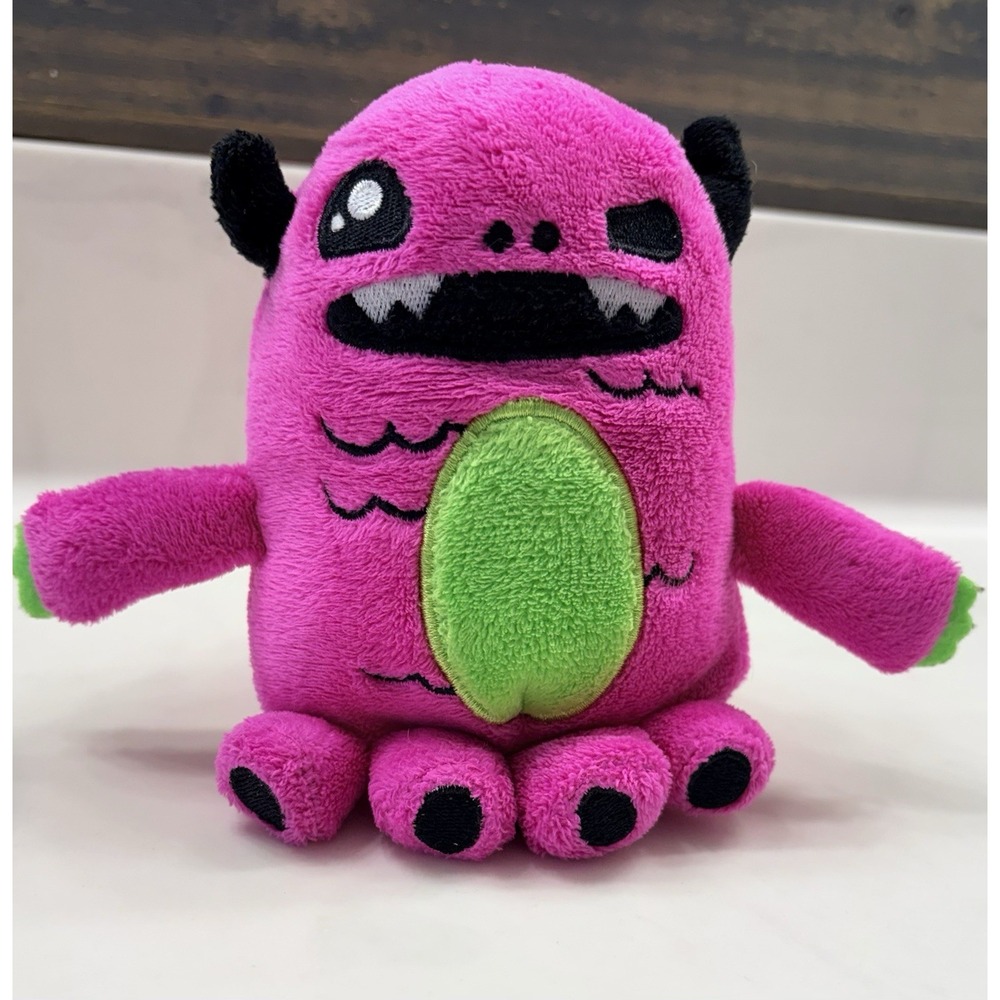 Toynami So So Happy Taco Deluxe Plush Pink 5" Small Beanie Stuffed Animal Mini